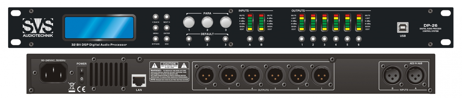 SVS Audiotechnik DP-26 Цифровой процессор: 2 входа 6 выходов в Усть-Куте
