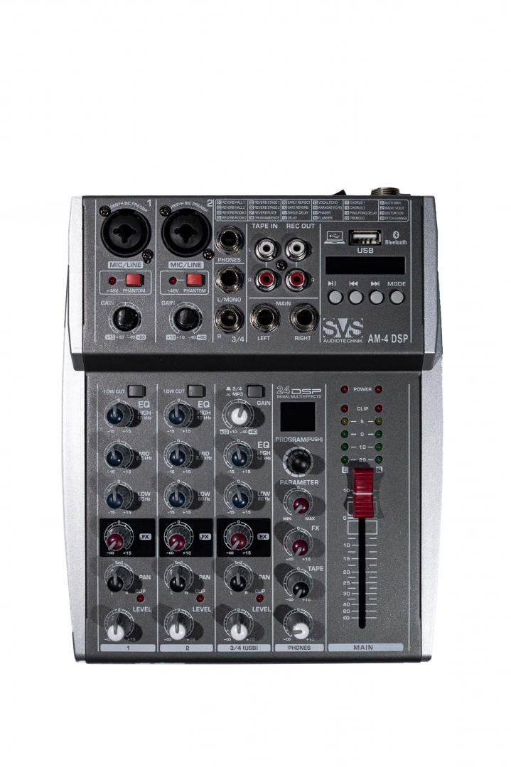 SVS Audiotechnik mixers AM-4 DSP Аналоговый микшерный пульт, 4-канала в Усть-Куте