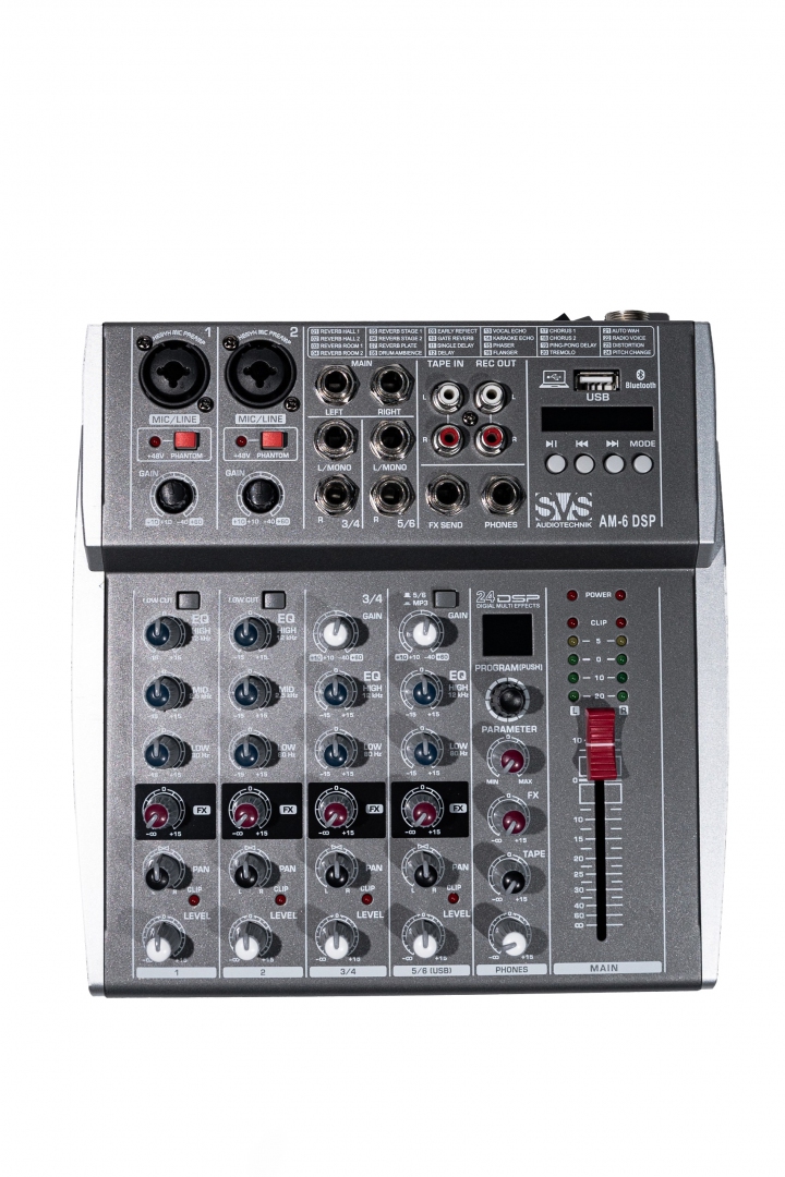 SVS Audiotechnik mixers AM-6 DSP Микшерный пульт аналоговый, 6-канальный SVS Audiotechnik mixers в Усть-Куте