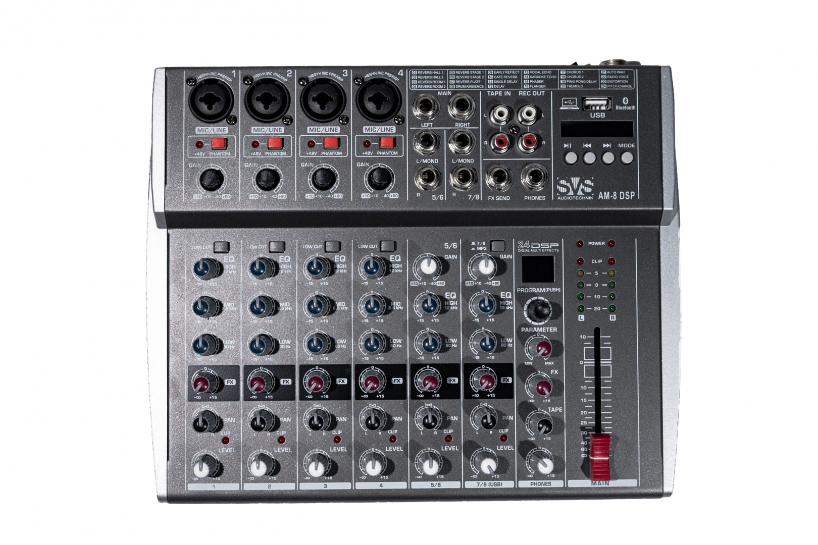 SVS Audiotechnik mixers AM-8 DSP Микшерный пульт аналоговый, 8-канальный в Усть-Куте